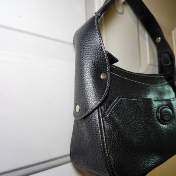 Tod's Black Leather 2Way Adjustable Shoulder Strap Micro Handbag Bag Purse - Picture 2 of 16